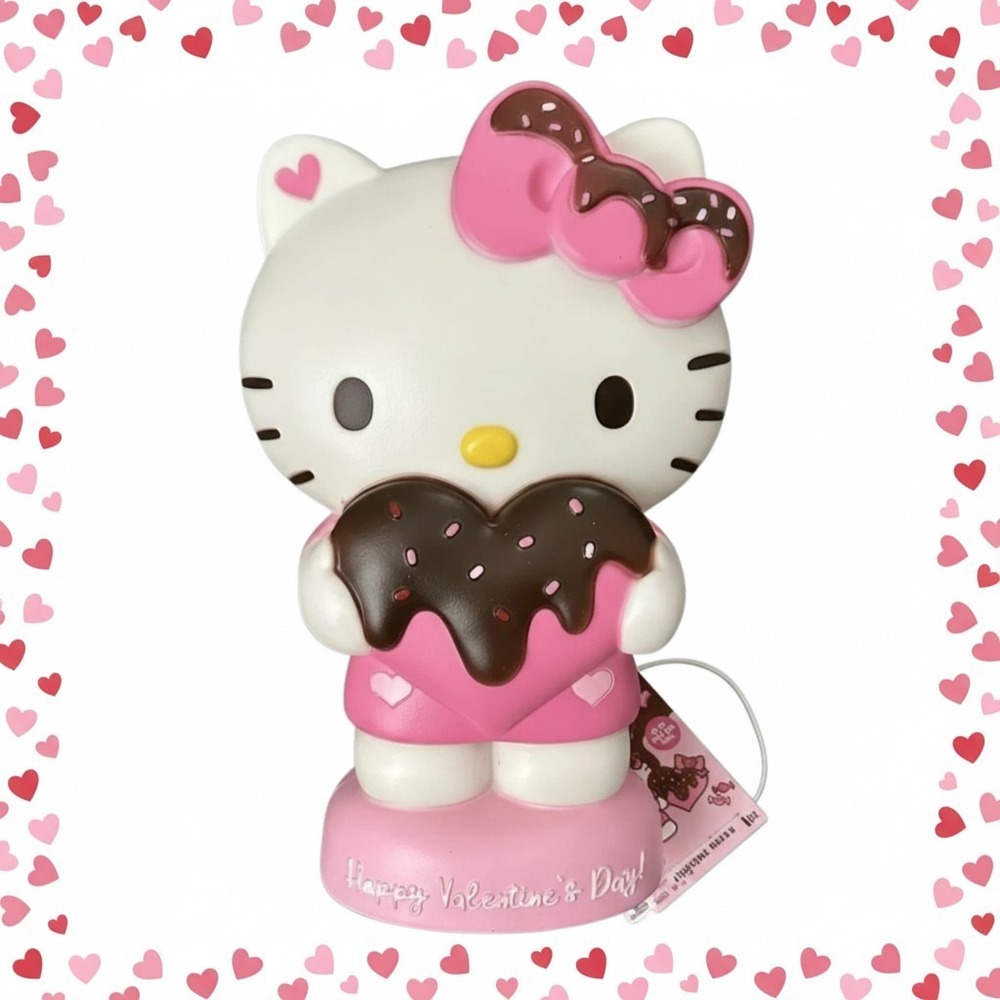 Hello Kitty‎ Valentine Blow Mold Lamp Light Battery Operated Sanrio Decor